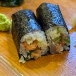 赤貝ひもときゅうりの巻き寿司