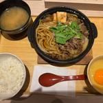 すき焼き定食　お肉2倍