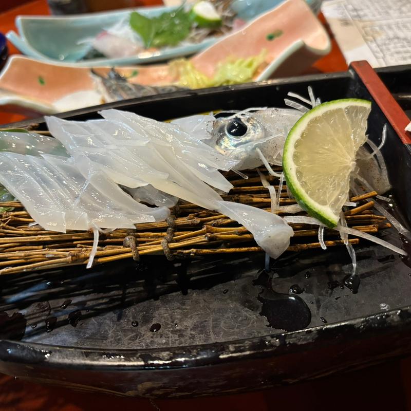 いか活造り(海鮮一暴飲暴食 )