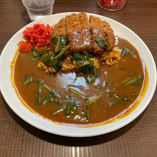 ミンチカツカレー　激辛