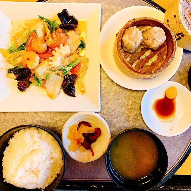 八宝菜と焼売ランチ(レストラン三宝 新潟黒埼本店 （レストランサンポウ）)