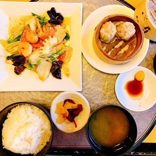 八宝菜と焼売ランチ(レストラン三宝 新潟黒埼本店 （レストランサンポウ）)