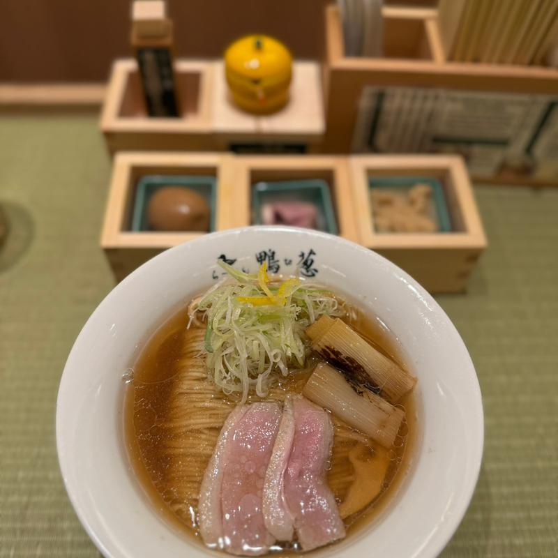 鴨ラーメン(らーめん 鴨to葱 渋谷宮益坂店)
