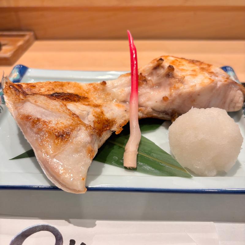 カンパチのカマ焼き(寿司◯もと)