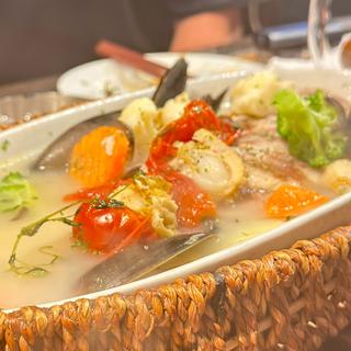 鮮魚のアクアパッツァ(TAKEYA本店)