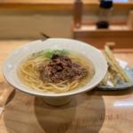 牛煮ごぼう天うどん(うどん屋 新堀)
