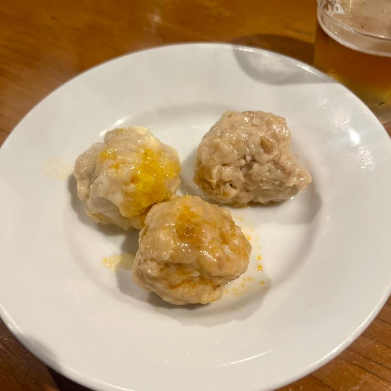 蒸しつくね三種盛り(立呑トリズキ （旧店名 ：食堂トリズキ）)