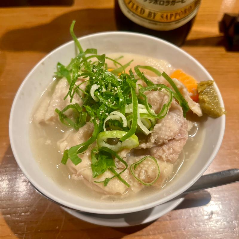 鶏皮塩煮込み(立呑トリズキ （旧店名 ：食堂トリズキ）)