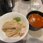 海老トマトつけ麺　味玉入り(つけ麺 五ノ神製作所 新宿店)