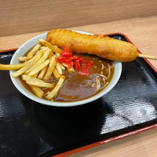 魚そ天カレーそば(そば処 めとろ庵 錦糸町店)
