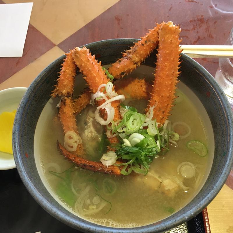 蟹汁(砂湯レストハウス レタラチップ)