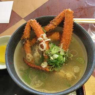 蟹汁(砂湯レストハウス レタラチップ)