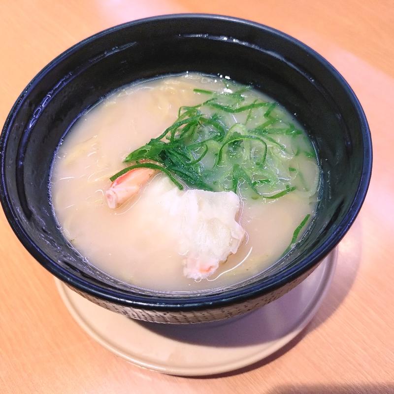 かに白湯ラーメン(スシロー 河口湖BELL店)