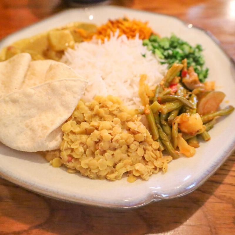 スリランカプレート（エビ）(アフターグロウ)