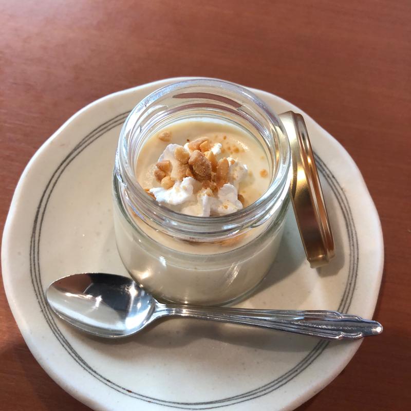 落花生プリン（季節のプリン）(一幸 船橋店)
