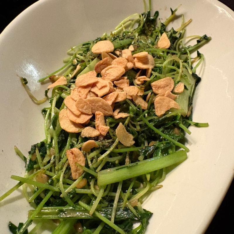 青菜のにんにく炒め(BOKUDEN)