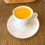 セットの安納芋冷製スープ