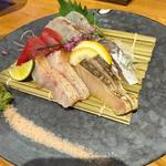 のどぐろ、本マグロ入り おまかせ刺し 5種盛り