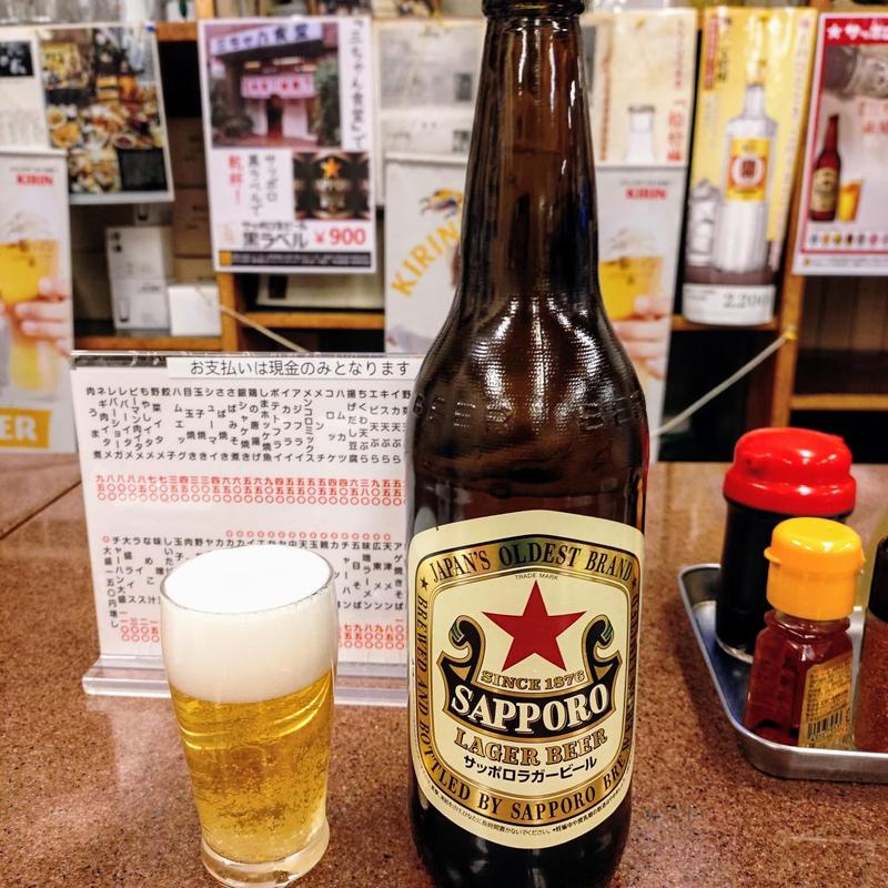 瓶ビール 大(三ちゃん食堂)