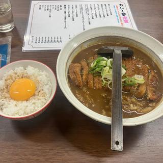 カツカレーうどん定食