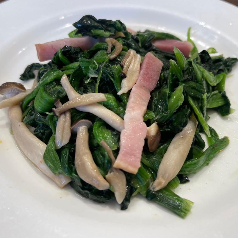 ほうれん草とベーコンのソテー(ジョナサン 月島店)