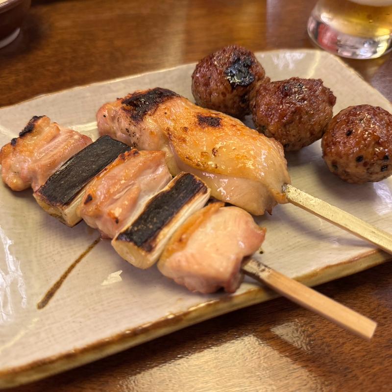 ネギ間、モモ、つくね(鳥伊勢 伊勢佐木町本店)