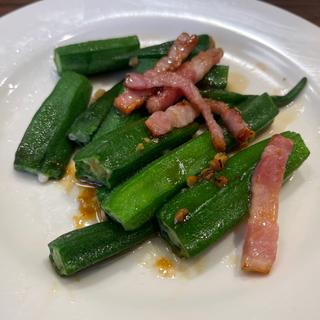 オクラのオーブン焼き(ジョナサン 月島店)