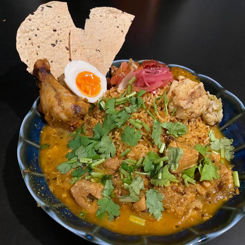 秋のビリヤニ(こなきカレー)