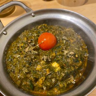 ほうれん草キーマカレー