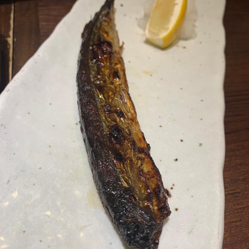 ぬか漬秋刀魚炙り(清龍 池袋西口店)