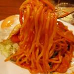 ベーコンエッグナポリタン