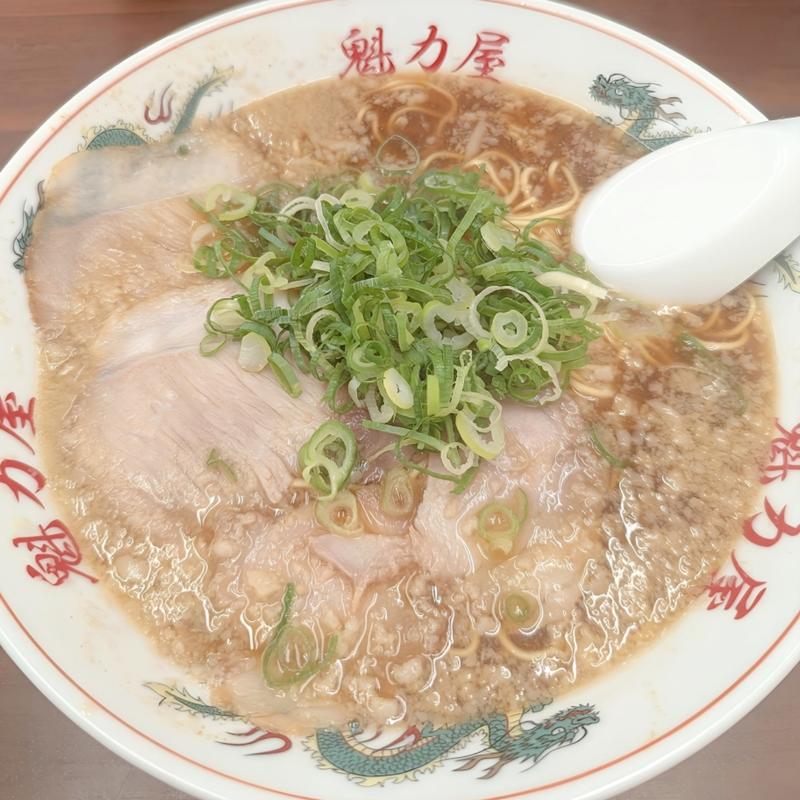 京都背脂醤油ラーメン(京都北白川ラーメン魁力屋 高槻店)