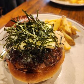 山椒バター磯部バーガー ハラペーニョ ゴルゴンゾーラ
