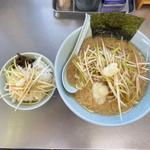 ネギ味噌ラーメン、半ライス(ラーメンショップ 野田店 )
