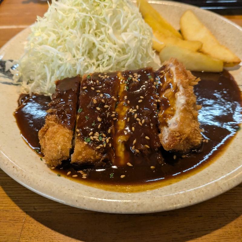 三元豚モッツァレラチーズ入りデミかつ膳(平田牧場 とんや 酒田店 )