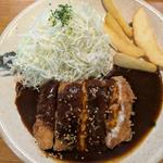 三元豚モッツァレラチーズ入りデミかつ膳(平田牧場 とんや 酒田店 )