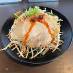 汁無し台湾らーめん(2辛)(金まる餃子)