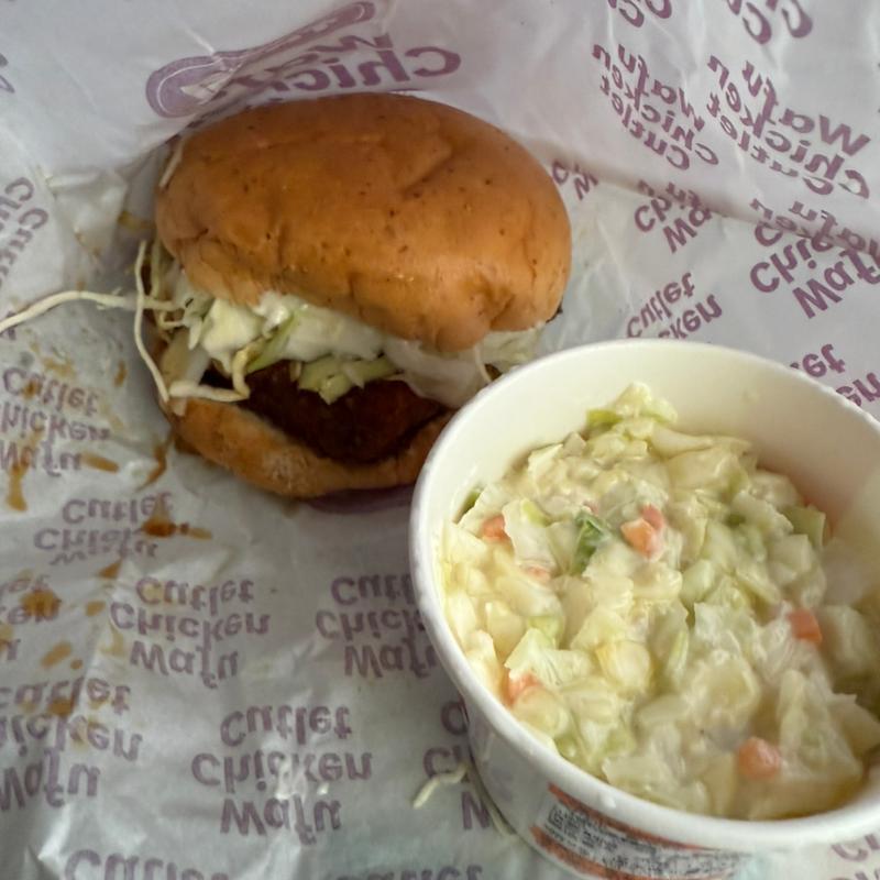 和風チキンカツバーガー　コールスローS(ケンタッキーフライドチキン草加店)