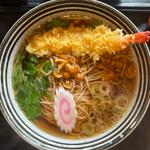 天ぷらそば(高尾山蕎麦 紅葉屋 本店)