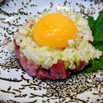 まぐろ塩ユッケ