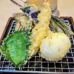 おまかせ天婦羅盛合わせ4種