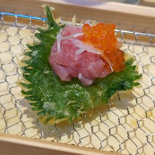 ネギとろ大葉天(町鮨とろたく 上大岡店)