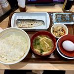 塩さばたまかけ朝食(すき家 札幌ポールタウン店)
