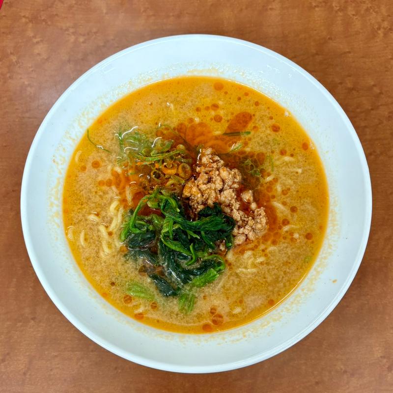 担々麺(大衆食堂 半田屋 西線南七条店)