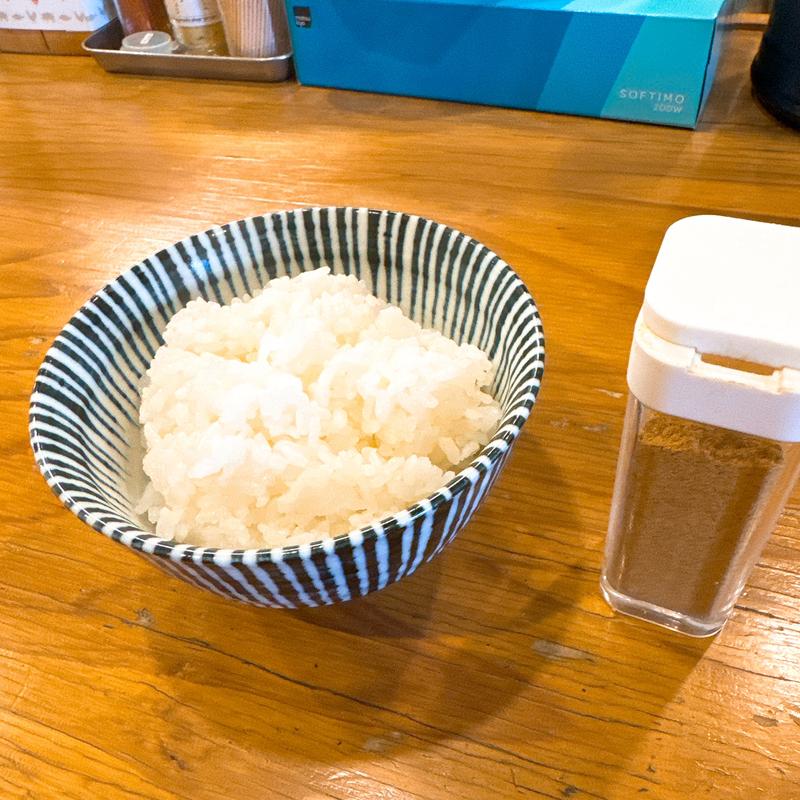 ご飯(中)(つけ麺 いちびり)