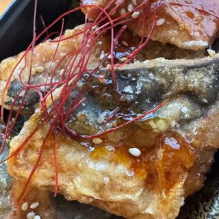 さばの甘辛竜田揚げ