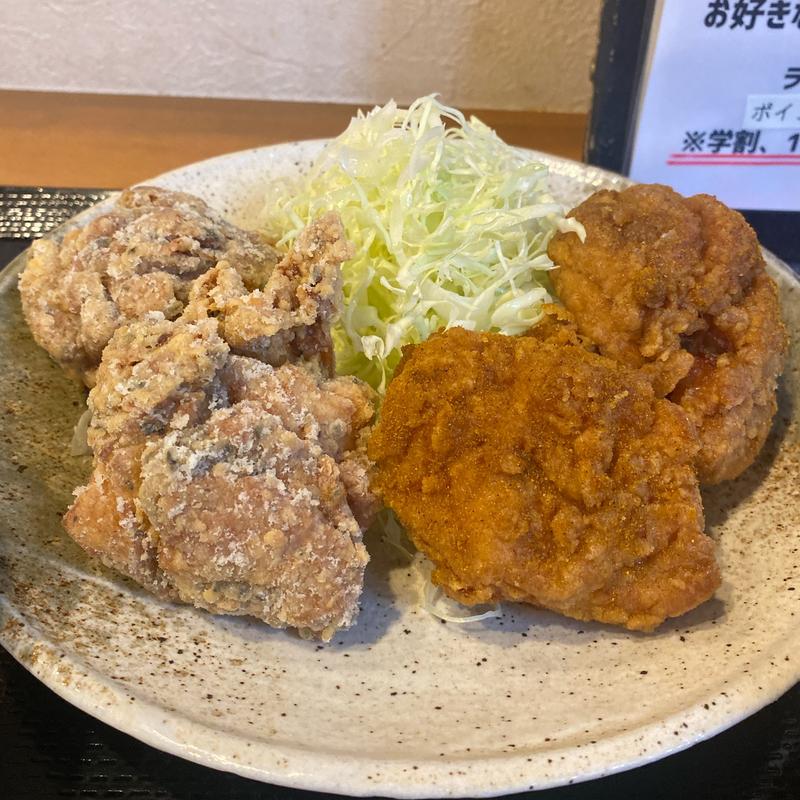 選べるサービスから揚げ定食(唐揚げ専門店とりっこ)