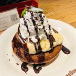 チョコレート&バナナパンケーキ