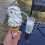 ソフトクリーム ヤギ