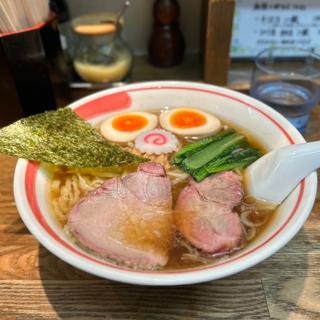 中華そば、煮玉子トッピング(麺壱 吉兆 )